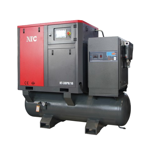 دستگاه کمپرسور هوا اسکرو مدل NT-30PV/16